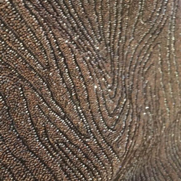 Ralph Lauren Black Label Bronze Hand Beaded Pencil Skirt - Picture 14 of 16